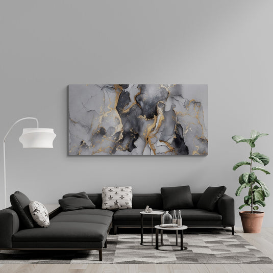 Abstract Gray - Canvas Mérida Cuadros Decorativos