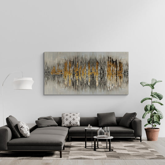 Abstracto Ciudad Oculta - Canvas Mérida Cuadros Decorativos