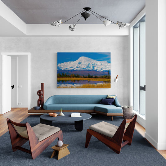 Alaska mountain - Canvas Mérida Fine Print Art