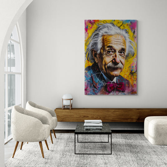 Albert Einstein Graffite