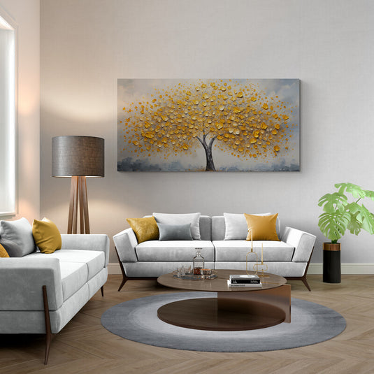 Arbol amarillo - Canvas Mérida Fine Print Art