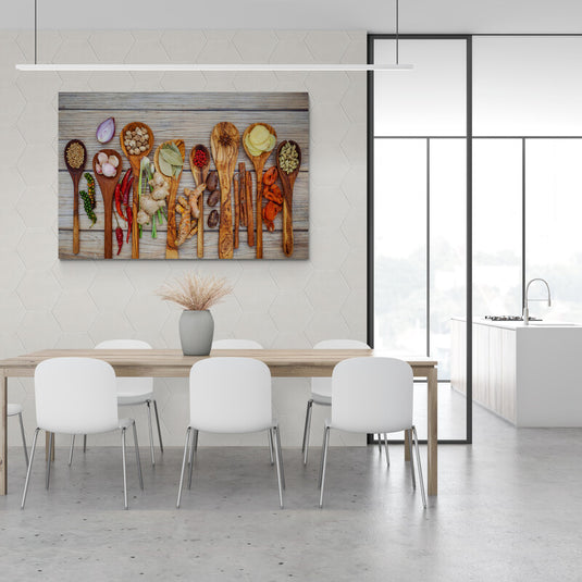 Aromas y cucharas - Canvas Mérida Cuadros Decorativos