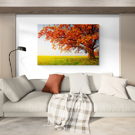 Autumn field - Canvas Mérida Cuadros Decorativos