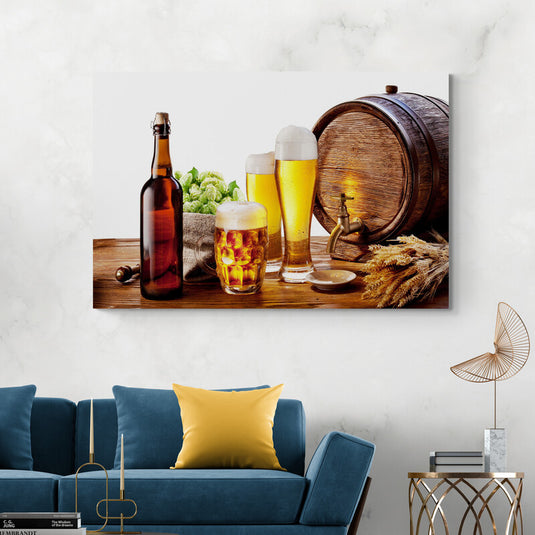 Barril de cerveza - Canvas Mérida Fine Print Art