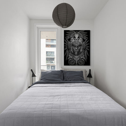 Señor azteca - Canvas Mérida Fine Print Art