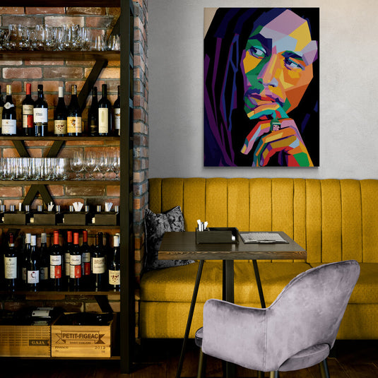 Bob Marley II - Canvas Mérida Fine Print Art