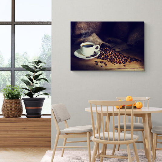 Café noir - Canvas Mérida Fine Print Art