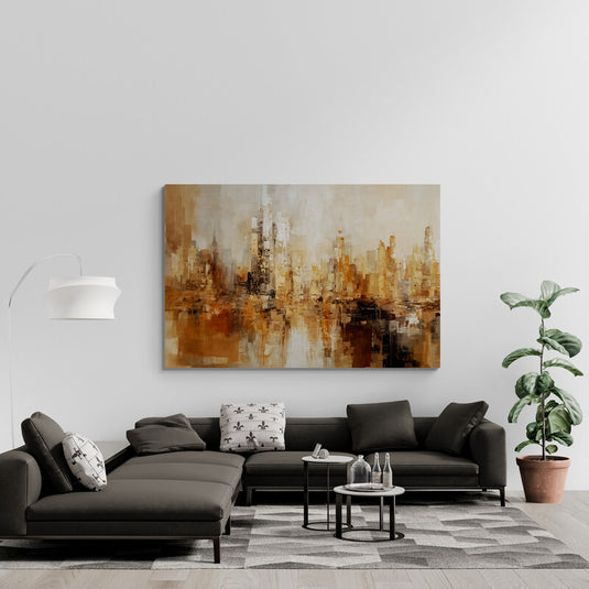 Ciudad oro 1 - Canvas Mérida Cuadros Decorativos