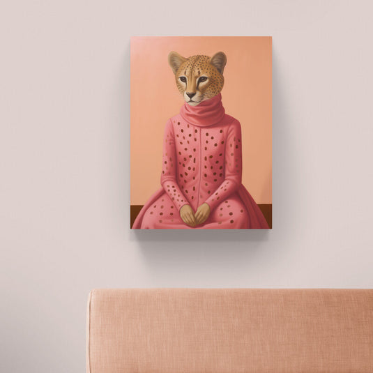 Dressed Cheetah - Canvas Mérida Cuadros Decorativos