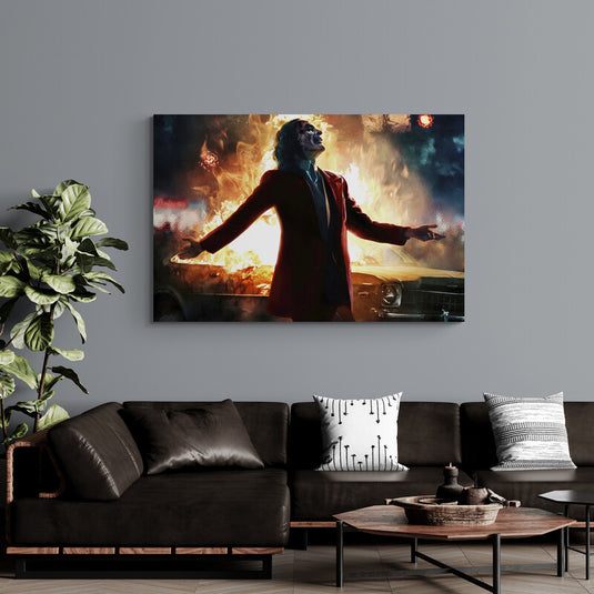 El Jocker en explosión - Canvas Mérida Cuadros Decorativos