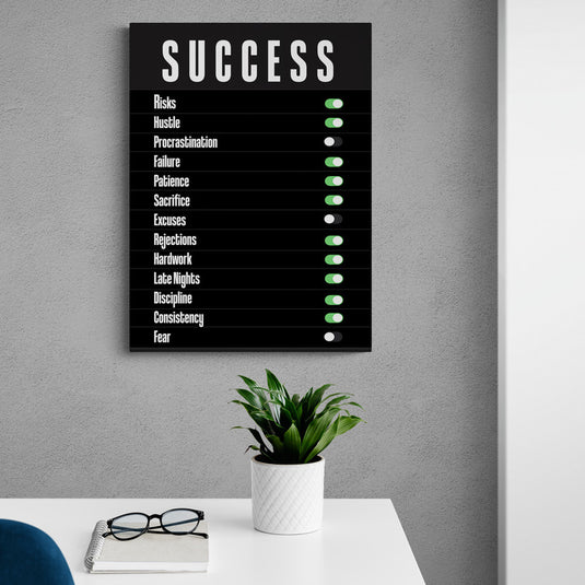 Lista de interruptores del éxito