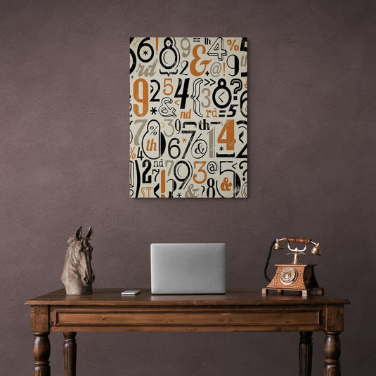 El arte de los dígitos - Canvas Mérida Fine Print Art