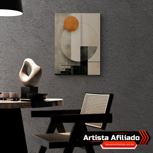 Equilibrio Naranja - Dante Cárdenas - Canvas Mérida Fine Print Art