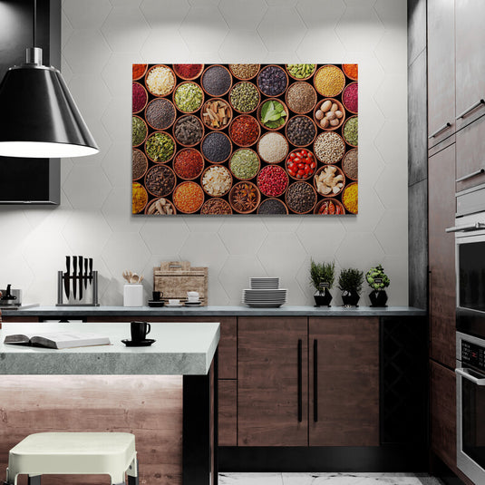 Especias en abundancia - Canvas Mérida Cuadros Decorativos