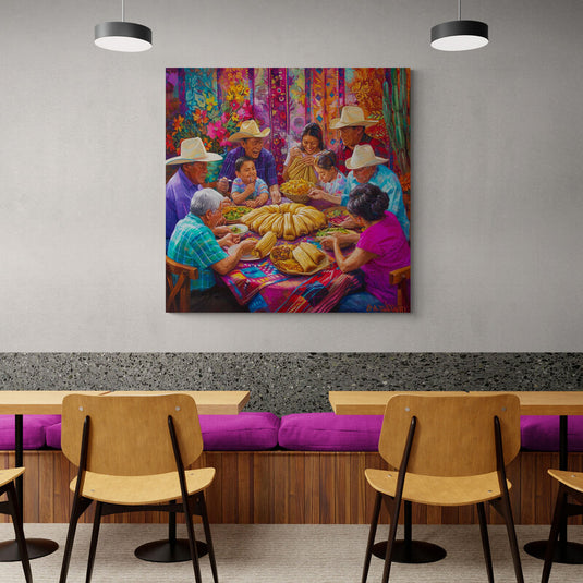 Reunión Familiar con Maíz