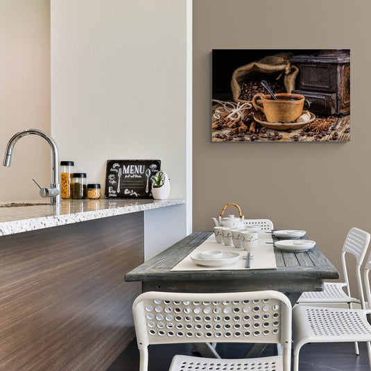 Fine coffee - Canvas Mérida Fine Print Art