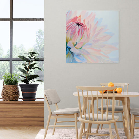 Flor de Loto pastel - Canvas Mérida Fine Print Art