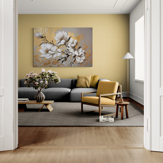 Flores Bajo el Reflejo del Sol