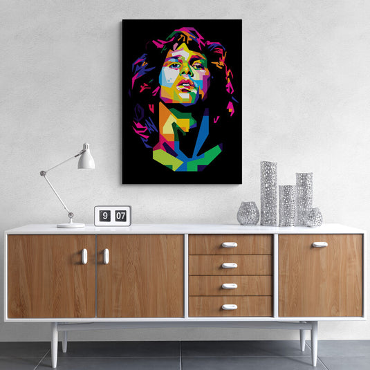 Jim Morrison - Canvas Mérida Fine Print Art