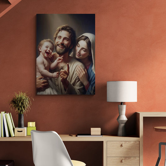 La Sagrada Familia compartiendo un momento de alegría