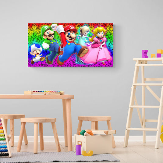 Mario bros #10 - Canvas Mérida Fine Print Art