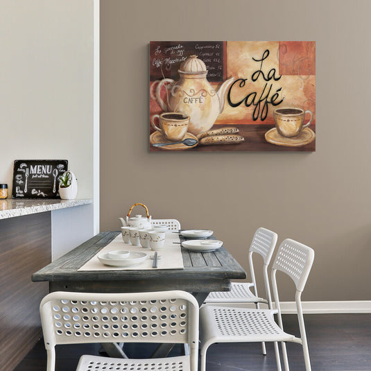 La caffé - Canvas Mérida Fine Print Art