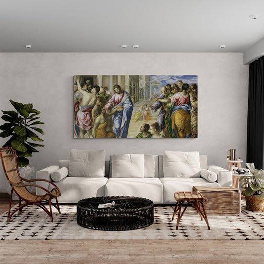 Cristo curando al ciego El Greco pintura religiosa