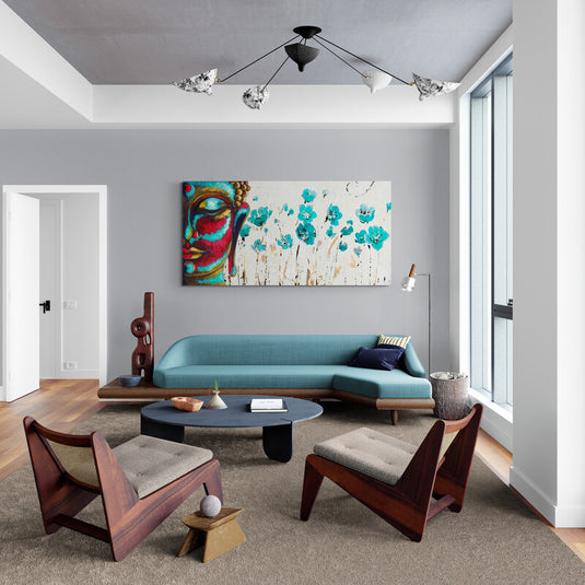 La paz del Buda #3 - Canvas Mérida Fine Print Art