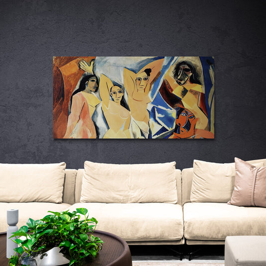 Las señoritas de Avignon Picasso cubismo figuras femeninas