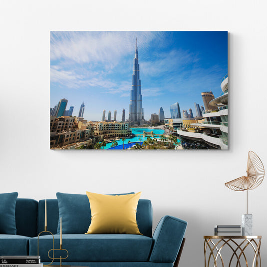 Dubai, Burj Khalifa - Canvas Mérida Fine Print Art