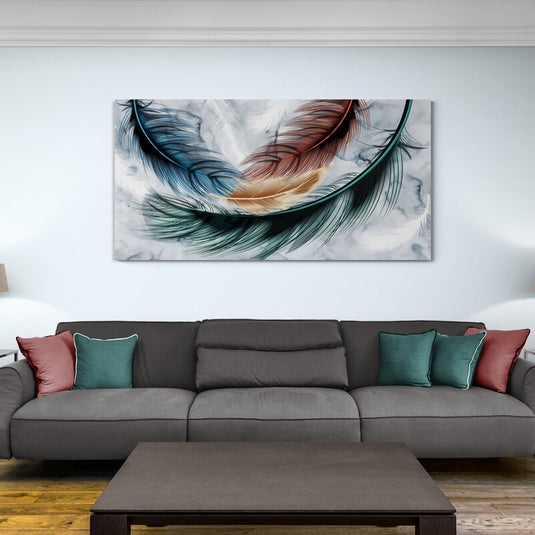 Danza de plumas - Canvas Mérida Fine Print Art