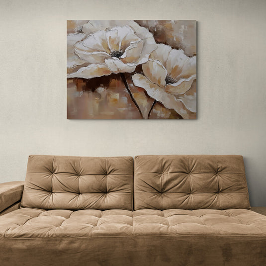 Imagen artística de miradas de flores en ambiente natural