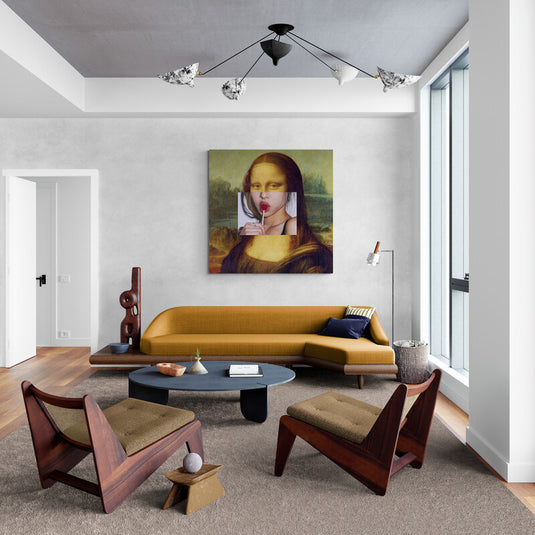 Mona Lisa Tutsi Pop - Canvas Mérida Fine Print Art