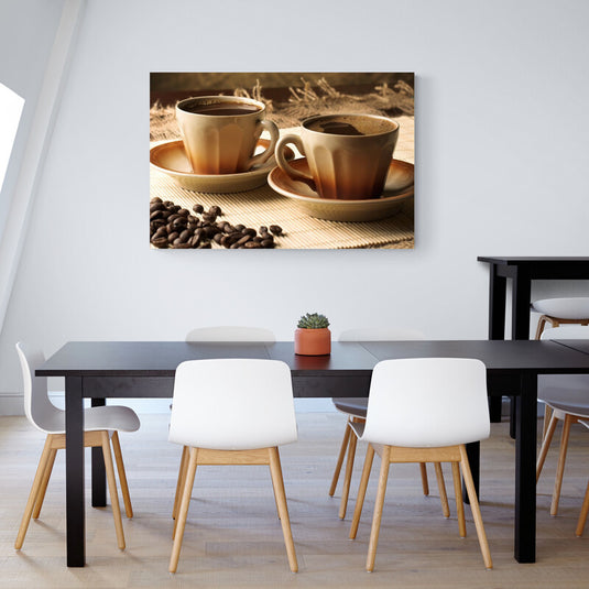 Morning coffee - Canvas Mérida Fine Print Art