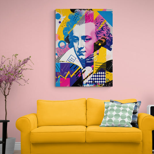 Mozart Collage II - Luna Mendoza - Canvas Mérida Cuadros Decorativos