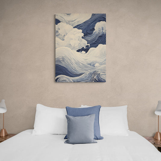 Nubes y Olas - Canvas Mérida Cuadros Decorativos