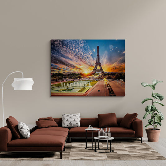 Paris atardecer - Canvas Mérida Fine Print Art