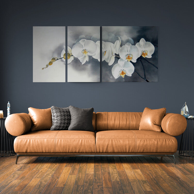 Ramito de orquídeas blancas - Canvas Mérida Fine Print Art