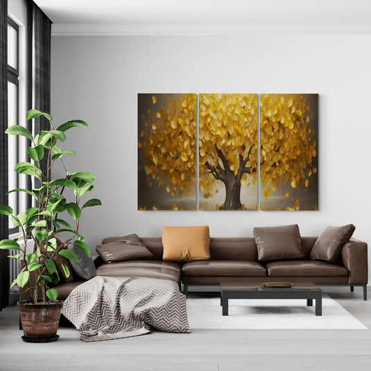 Set Lluvia de Hojas Doradas