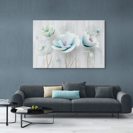 Imagen artística titulada 'Sinfonía Floral', una representación vibrante de flores en plena armonía