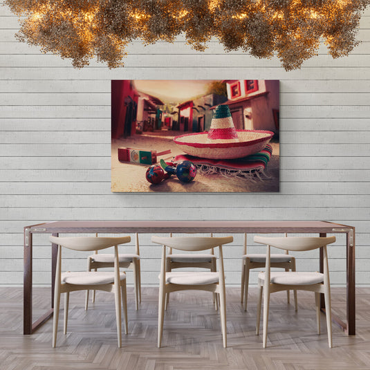 Sombrero mexicano - Canvas Mérida Cuadros Decorativos