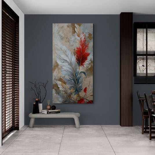 Sophisticated feathers - Canvas Mérida Cuadros Decorativos