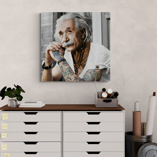 Albert Einstein #5 - Canvas Mérida Fine Print Art