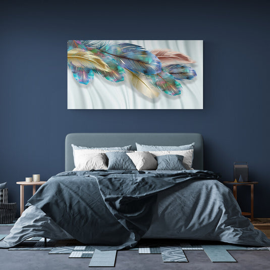 Plumas en destello - Canvas Mérida Fine Print Art
