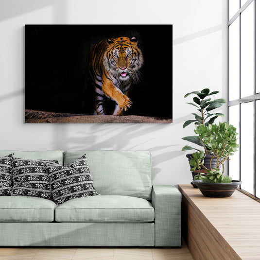Tigre en ataque - Canvas Mérida Fine Print Art