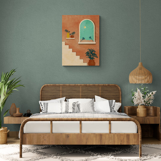 Ventana del Verano - Canvas Mérida Cuadros Decorativos