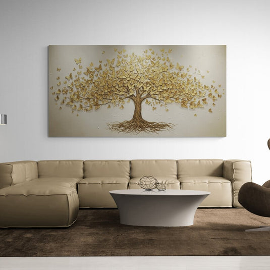 Árbol Dorado de Mariposas (Entrega Inmediata)