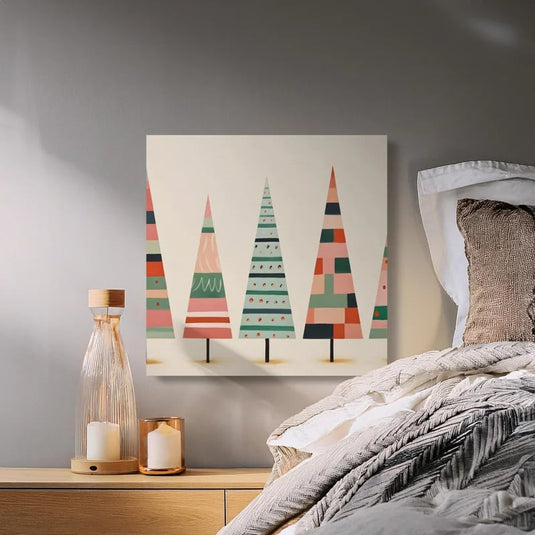 Bosque de Navidad en Pastel