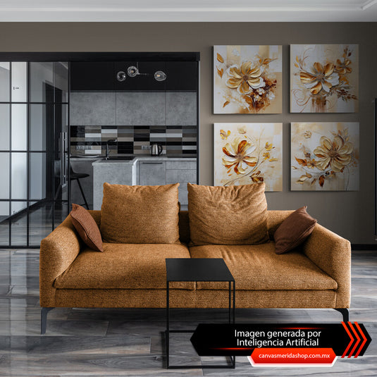 Set Flores de Luz Solar - Canvas Mérida Fine Print Art