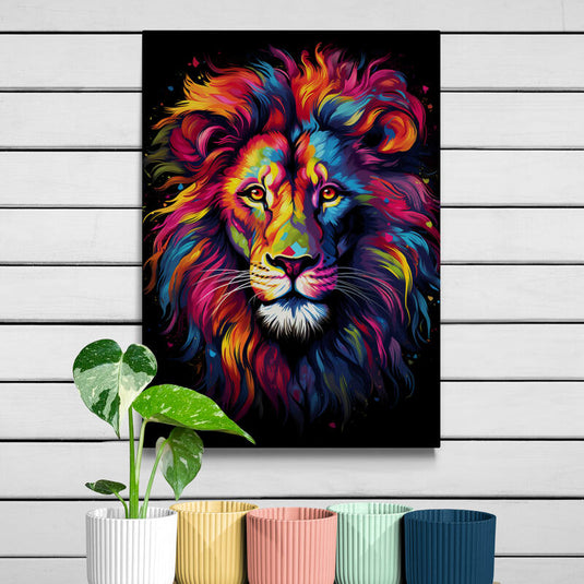 Leon Watercolor IA - Canvas Mérida Fine Print Art